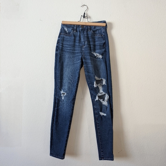 American Eagle Outfitters Denim - American Eagle The Dream Jean Curvy Hi Rise Jeggings 00